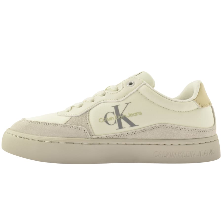 Calvin Klein Jeans Classic Cupsole Trainers Cream male 9 43